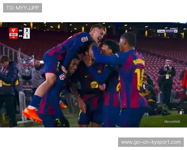 拉菲尼亚中路穿插破门巴萨庆祝